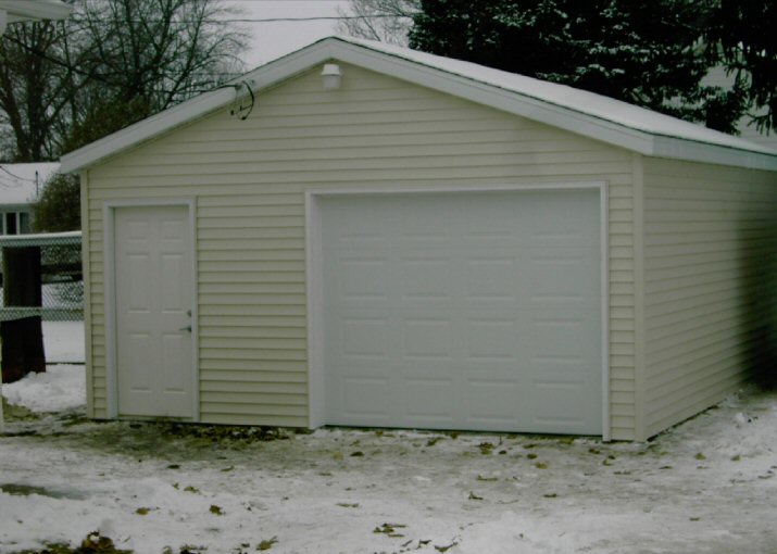 Stick Built Garage